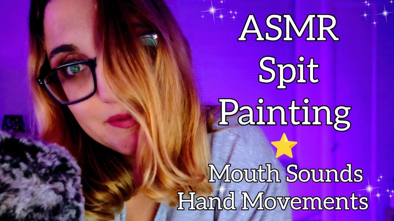 ASMR Spit Painting Your Face + Spit Painting Your Makeup (compilation)