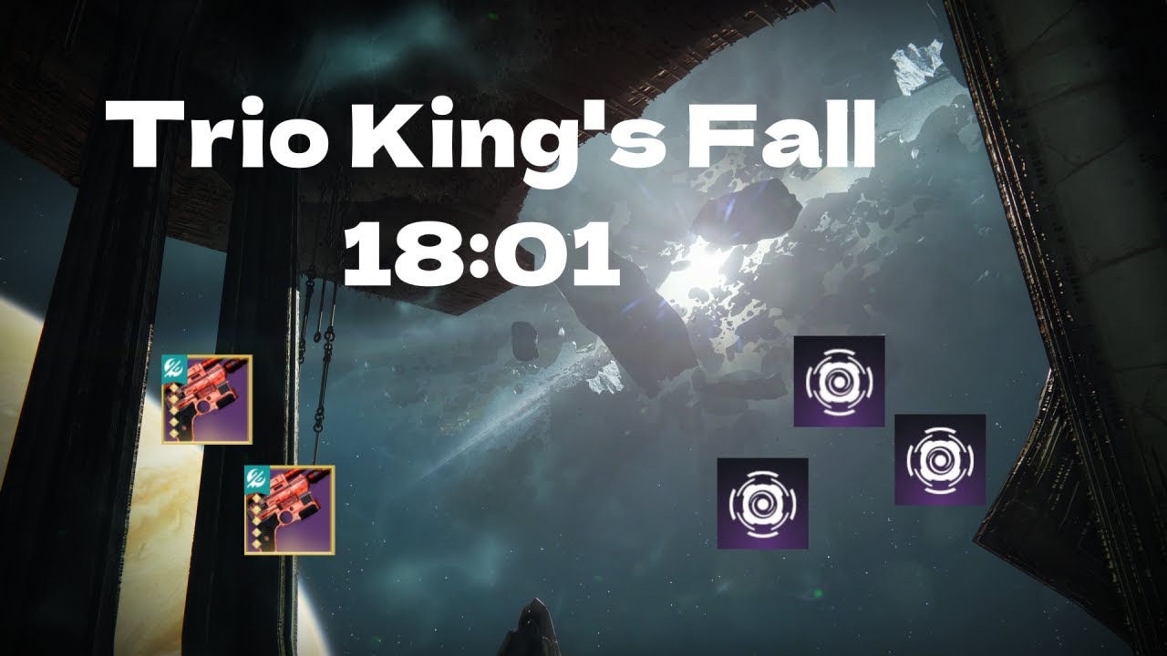 Trio King's Fall in 18:01 (WR) | Destiny 2 Renegades