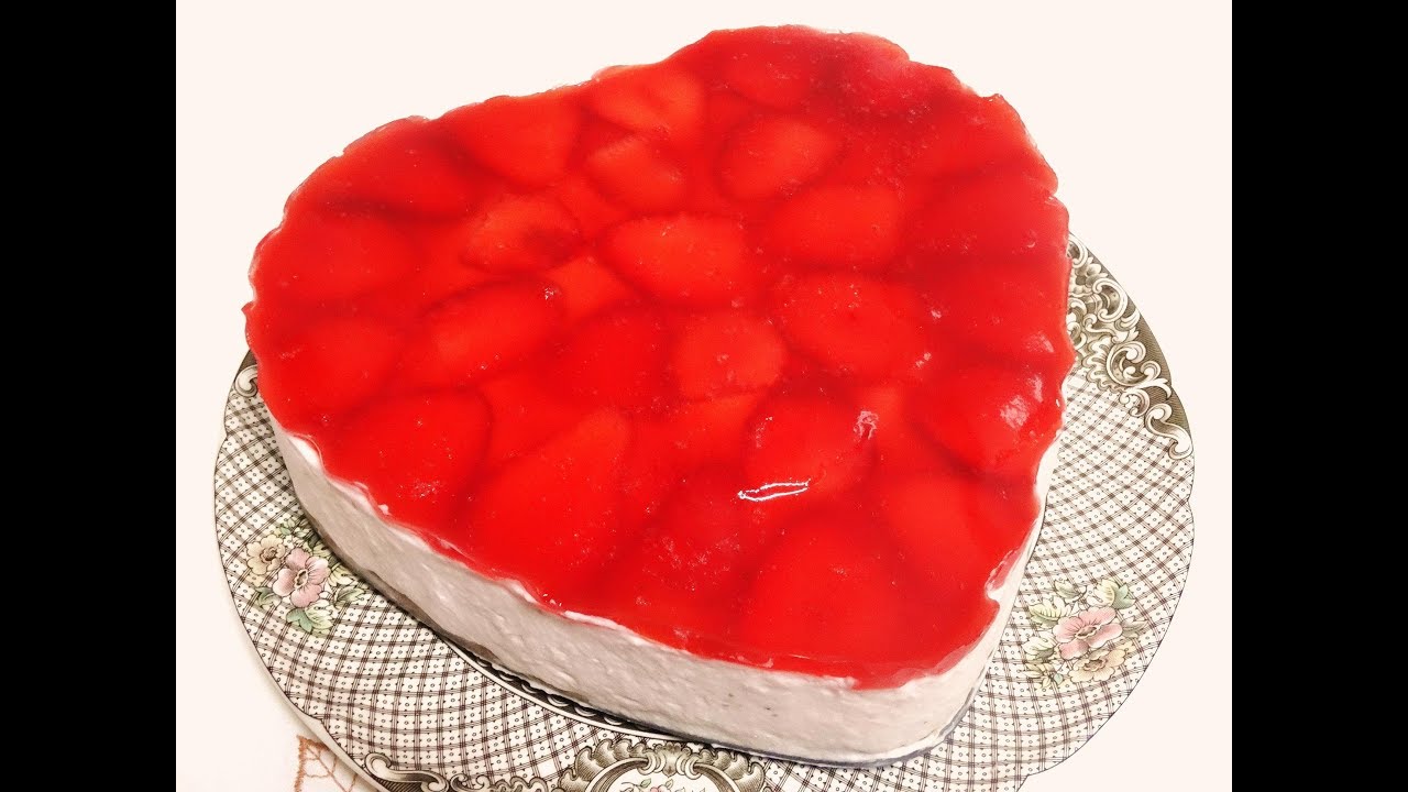 Corazón de mousse de fresas. Toni Costa
