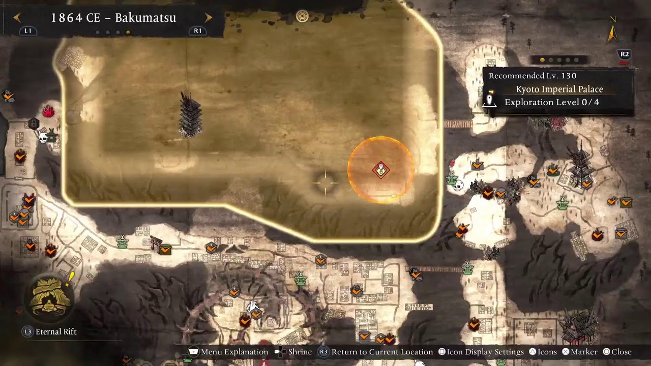 Nioh3 125 Lvl 83% Completed 97h Playtime Exploring Kiyomizu