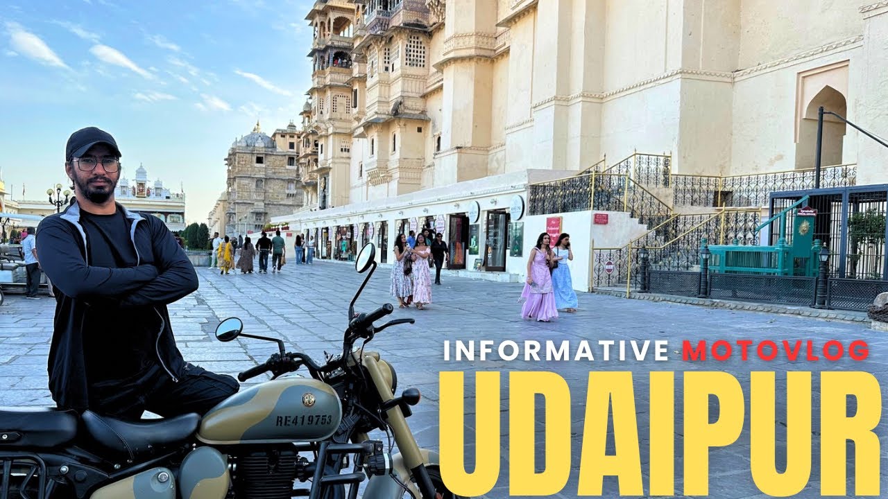 Udaipur in One Day Bike Ride Tour | Tourist Places in Udaipur | Complete City on Commando sand 350