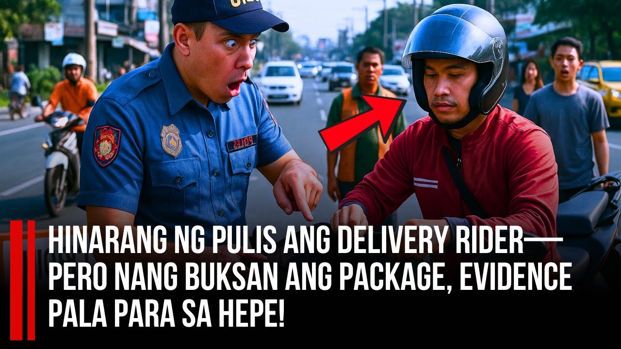 Hinarang ng Pulis ang Delivery Rider—Pero Nang Buksan ang Package, Evidence Pala Para sa Hepe!