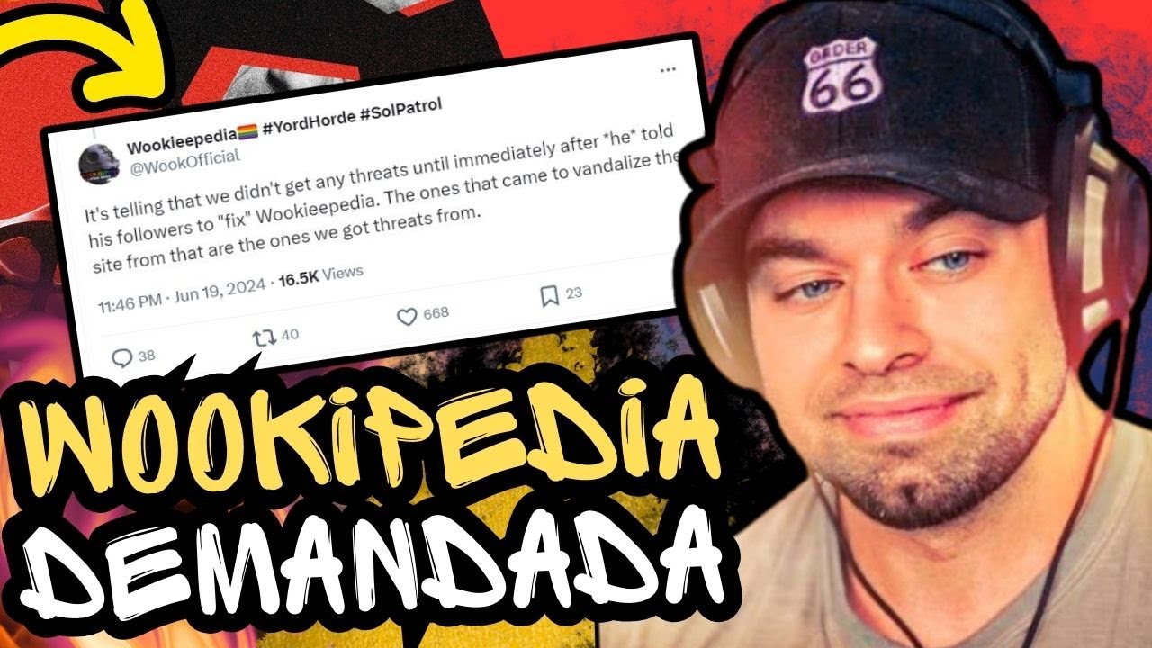 YouTuber Star Wars Theory advierte con DEMANDAR a Wookieepedia por DIFAMACIÓN