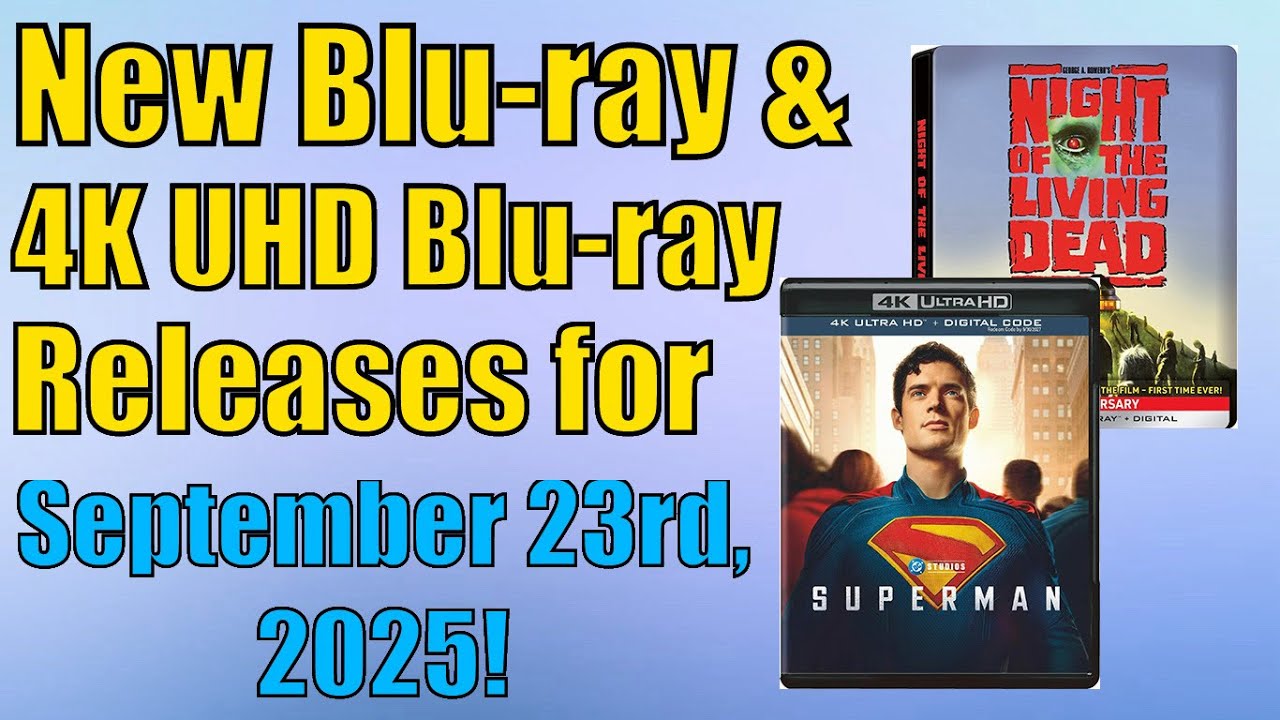 Новые релизы Blu-ray и 4K UHD Blu-ray 23 сентября 2025 года!