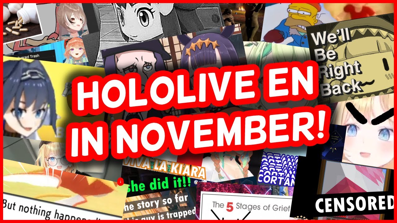 The Best HololiveEN Moments From November | HololiveEN Clips