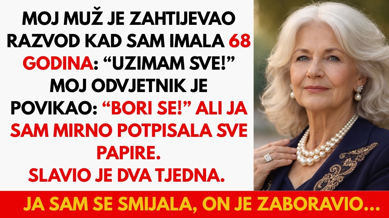 Moj muž je zahtijevao razvod kad sam imala 68 godina: “Uzimam sve — kuću, auto...”