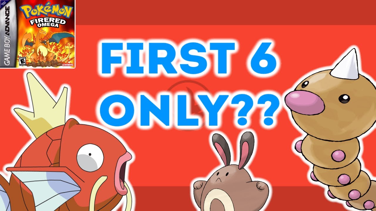 Can I beat Pokémon FIRE RED OMEGA using the first 6 ENCOUNTERS? (NO ITEMS, DIFFICULT ROM HACK!)