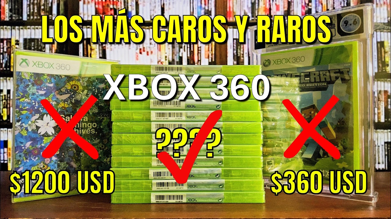 ¡ LOS JUEGOS MÁS CAROS Y RAROS DE XBOX 360 PARTE II !