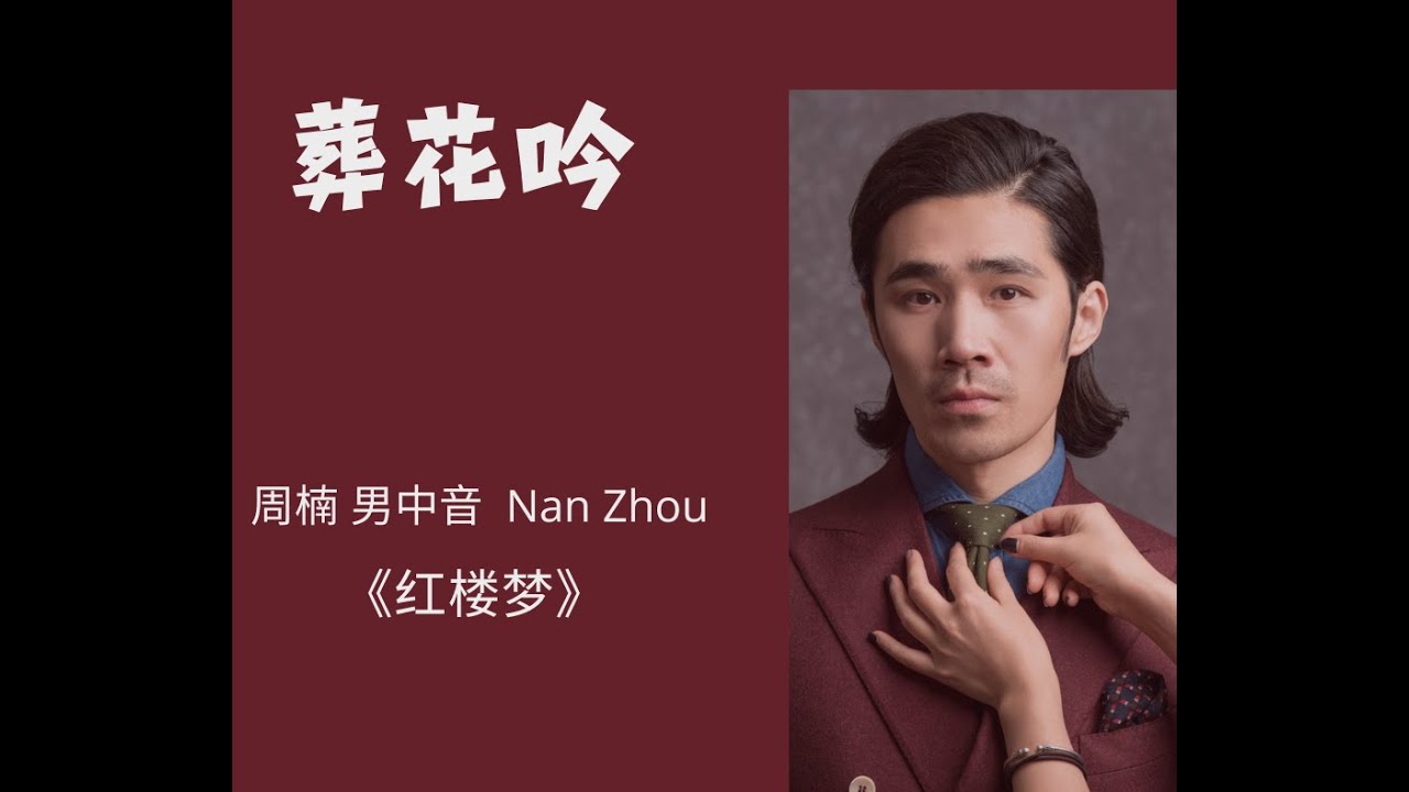 【经典】红楼梦插曲《葬花吟》 周楠 男中音 歌剧版 “New Zealand