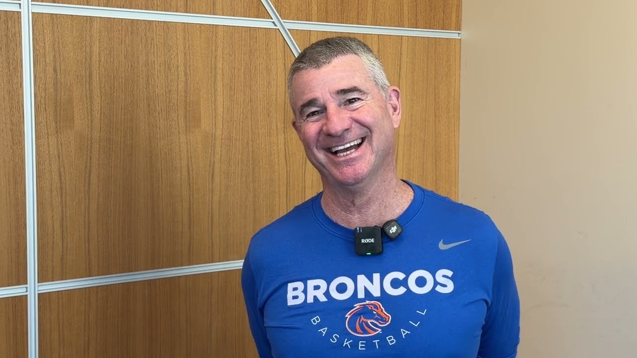 Boise State coach Leon Rice talks ahead of Saturday's regular season finale at Colorado State