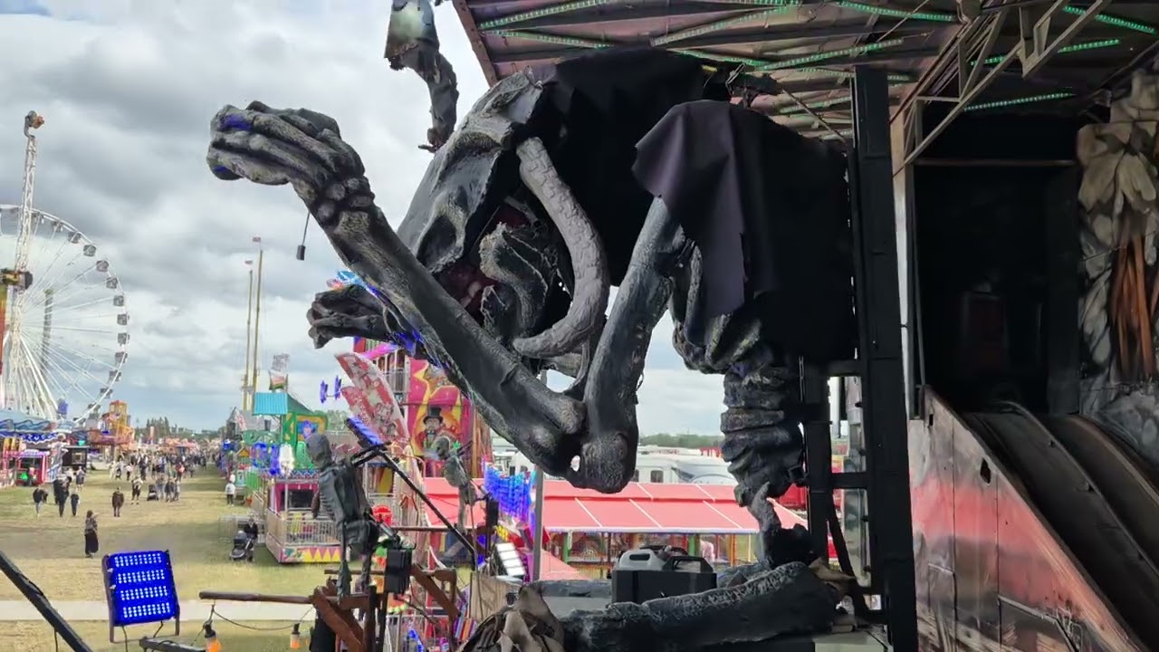 DAVID IRVIN GHOST TRAIN (onride) at Newcastle Hoppings 23/6/2025