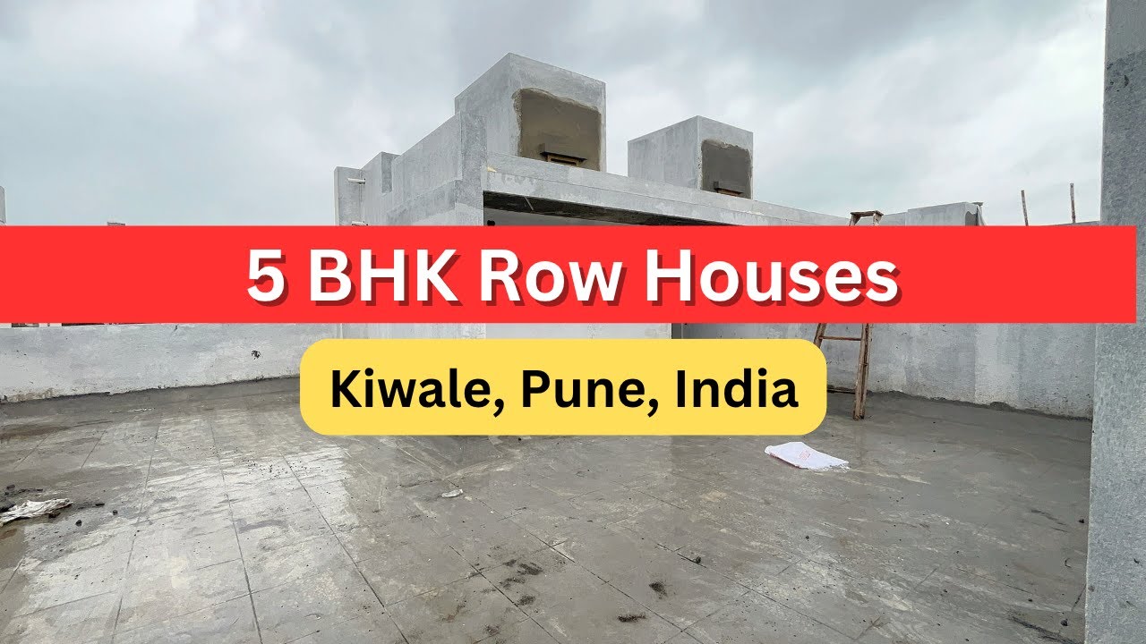 Luxurious Nearing Possession 5 BHK Row House For Sale, Kiwale, Pune, India, +917420923928 #rowhouse
