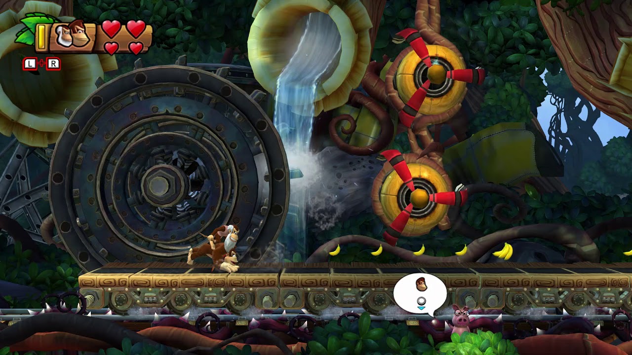 Donkey Kong Country Tropical Freeze W1-3 Wrackwanderung 100%