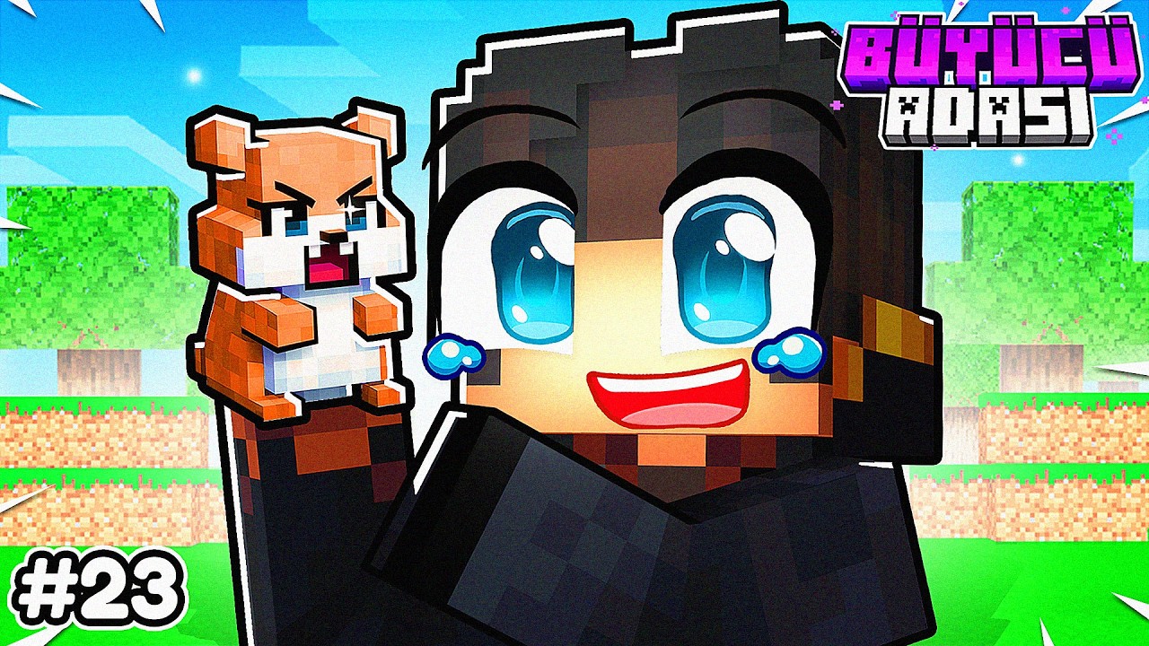 D&uuml;nyanın En Tatlı Evcil Hayvanı! 🐱 | Minecraft B&uuml;y&uuml;c&uuml; Adası #23