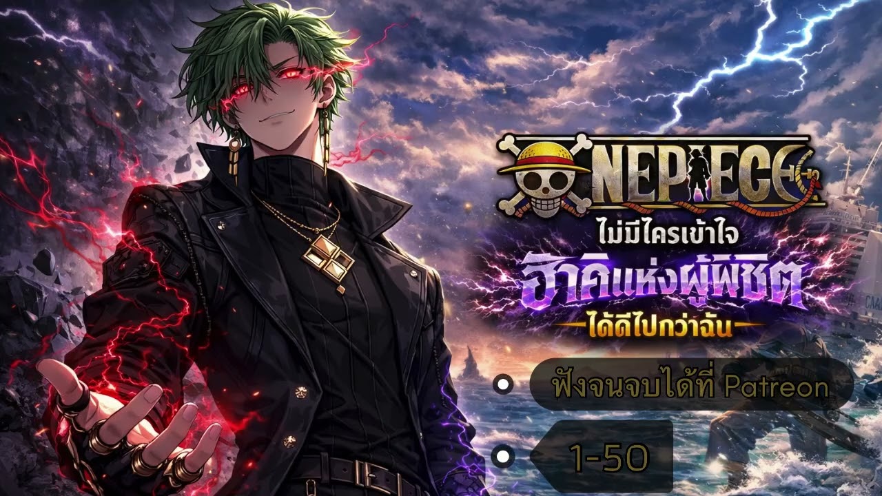 วันพีซ : ไม่มีใครเข้าใจฮาคิแห่งผู้พิชิตได้ดีไปกว่าฉัน 1-50 [ ฟังจนจบได้ที่ Patreon ] ✅