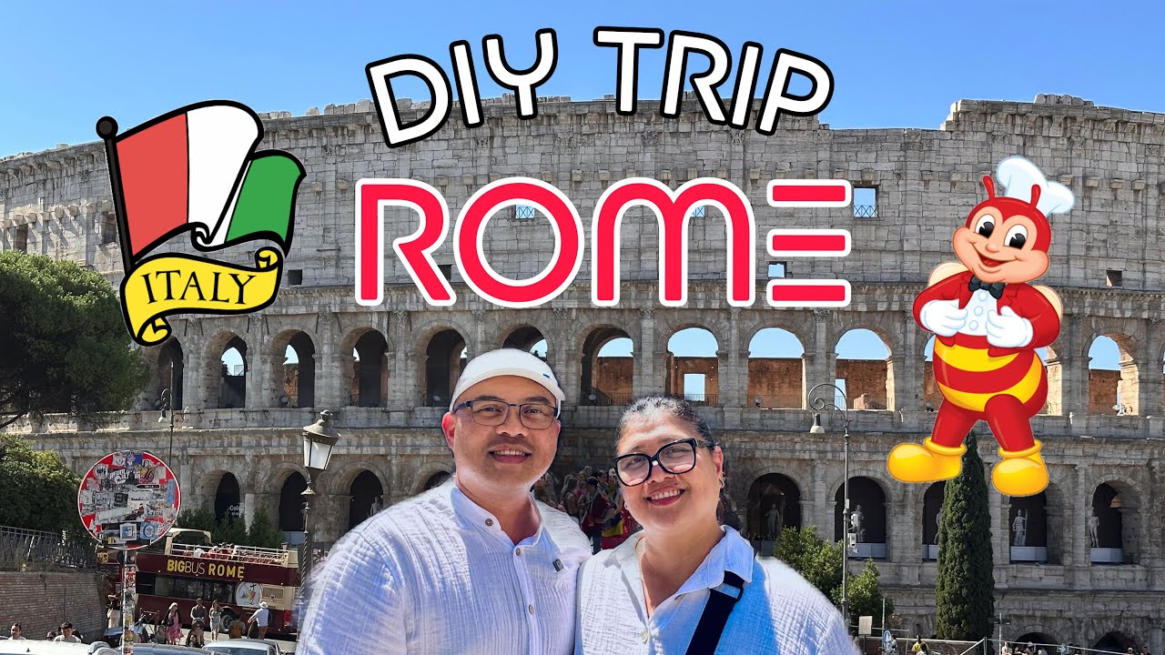 DIY Rome Tour | Colosseum, St. Peter’s Dome, Trevi & Spanish Steps and Jollibee Vatican! 