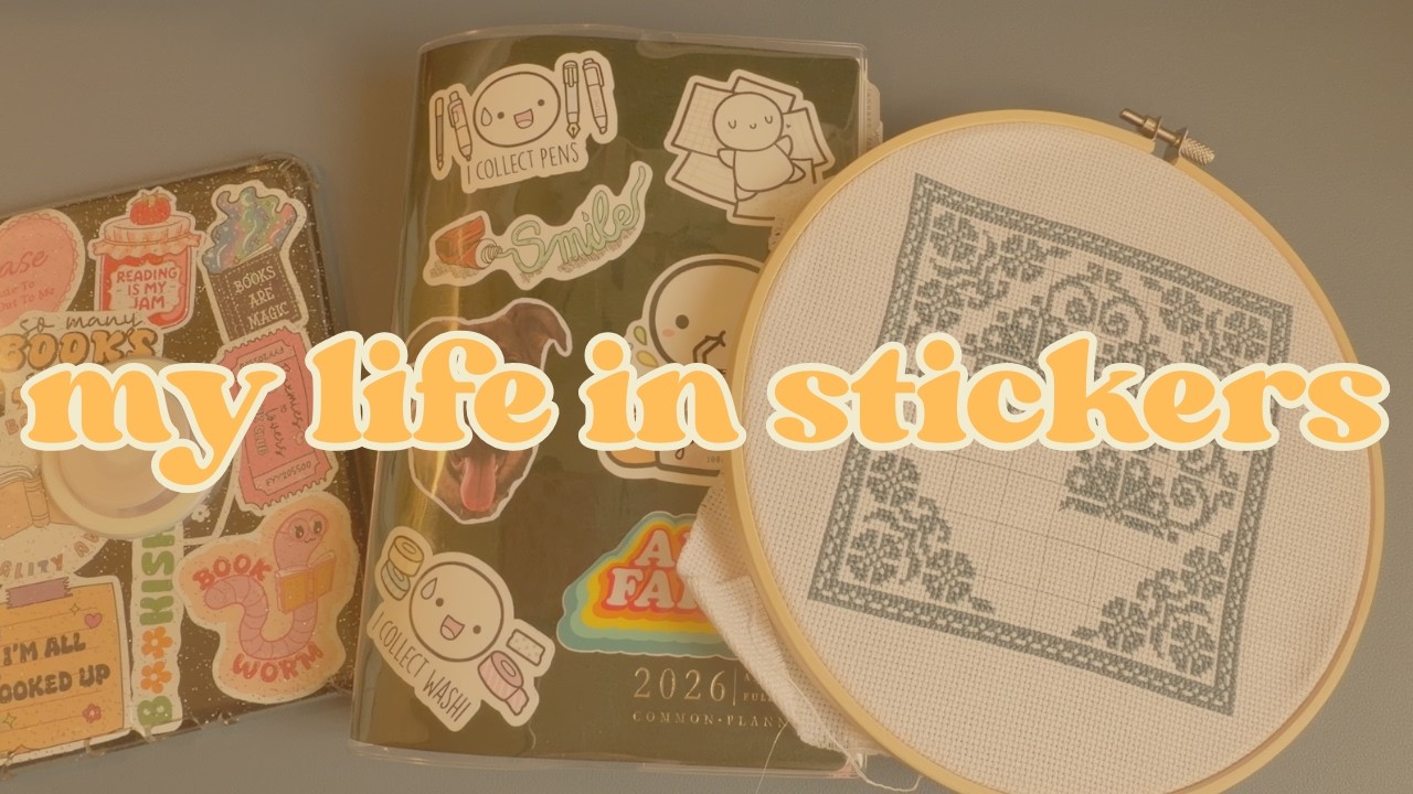 Life Update via my Junk Journal and Stickers