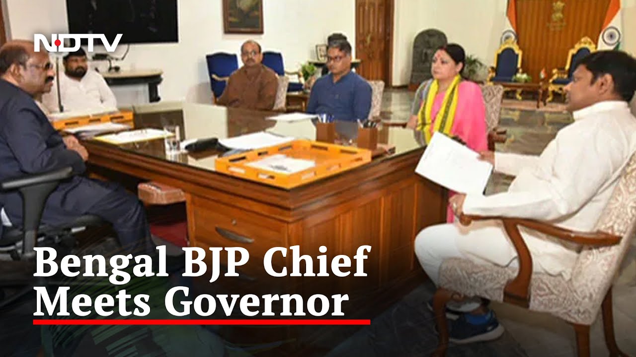 Bengal BJP Chief Meets Governor Over Law And Order Situation