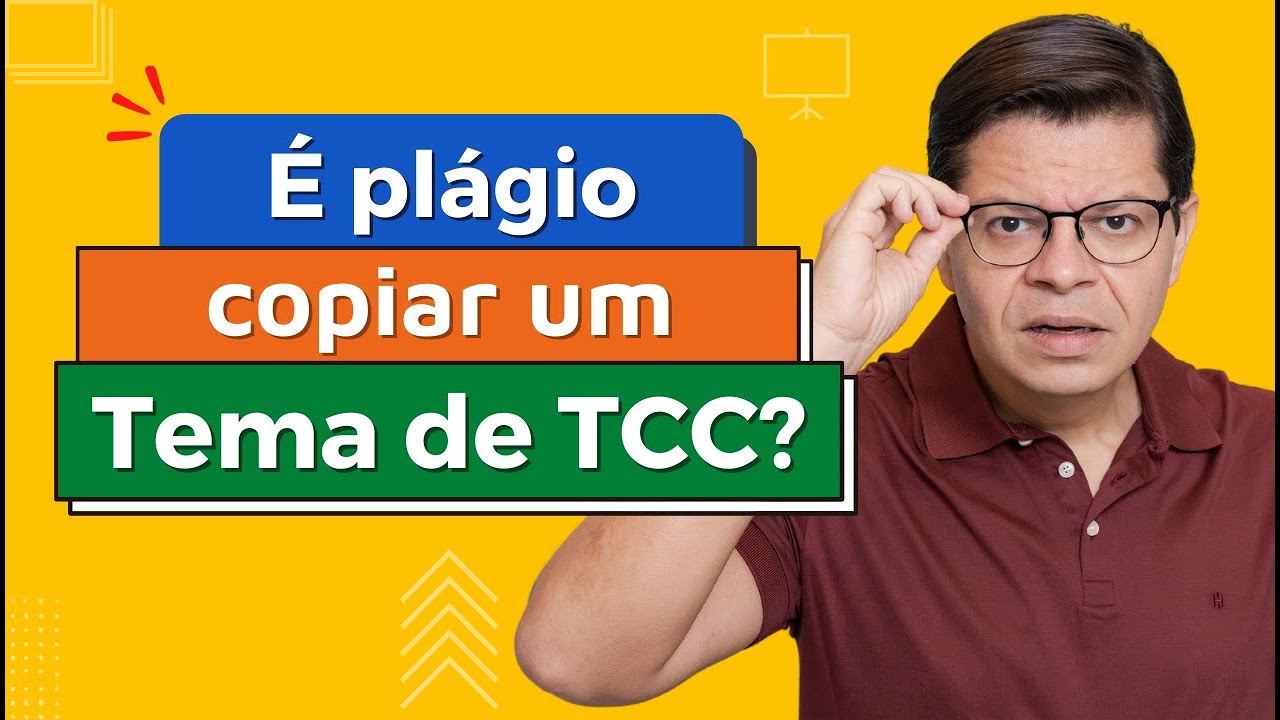 Copiar temas de TCC é plágio? | André Fontenelle