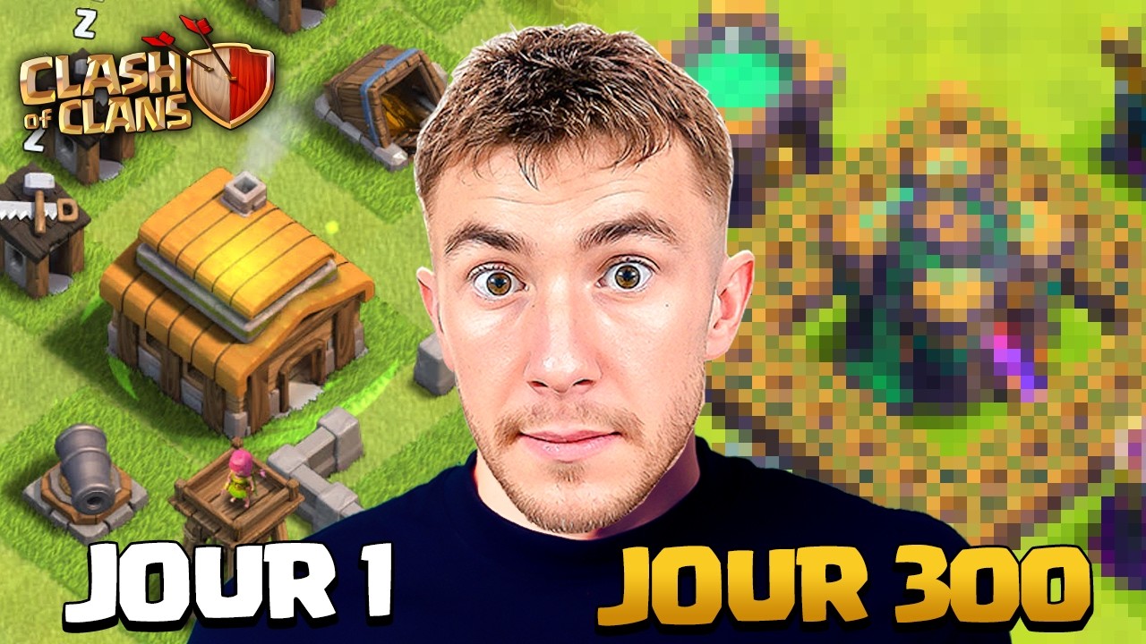 Le Résultat de 300 JOURS SANS Dépenser D'ARGENT sur Clash of Clans !