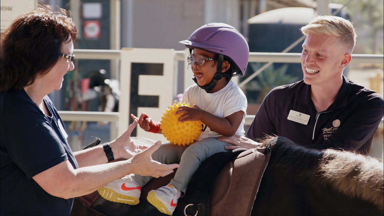 The Shea Center Client Story ~ cerebral palsy, highlighting Gracie & Tanner