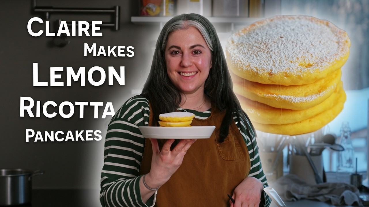 Клэр Саффиц готовит самые пышные лимонно-рикоттовые блинчики | Dessert Person