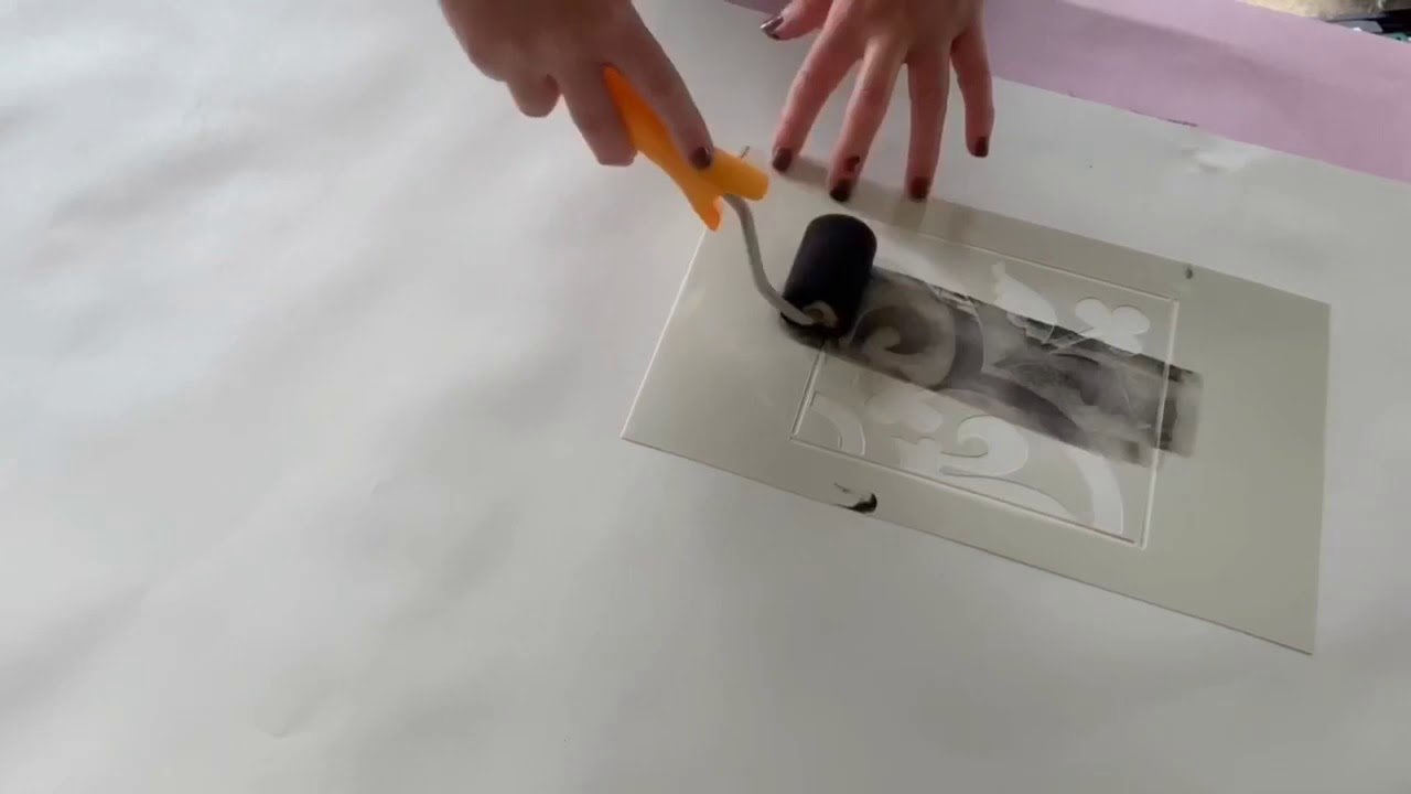 How to stencil a tile pattern