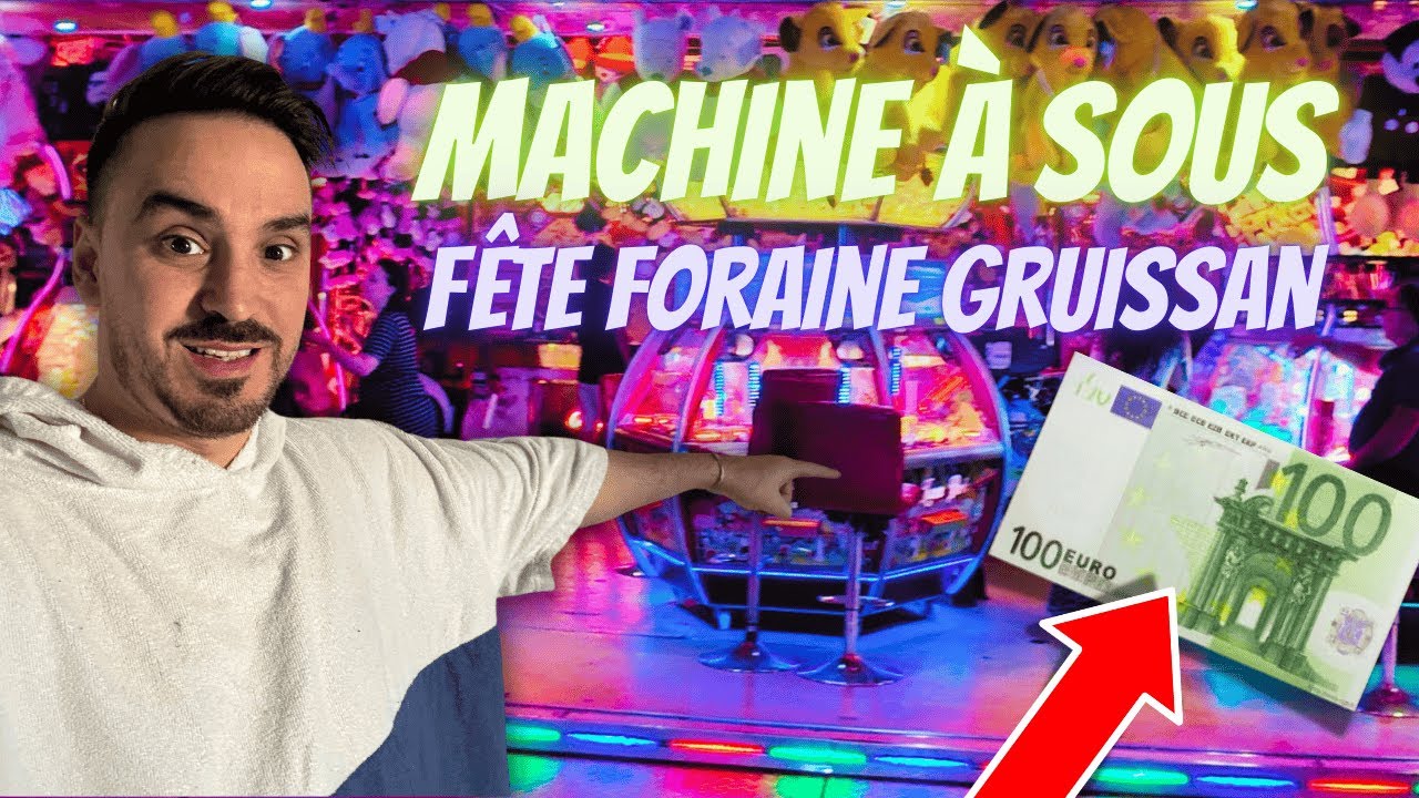 ON VIDE UNE MACHINE A SOUS A LA FETE FORAINE (AVEC 100€)