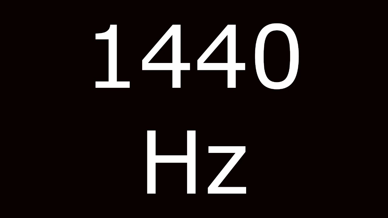 1440 Hz Frequency Test