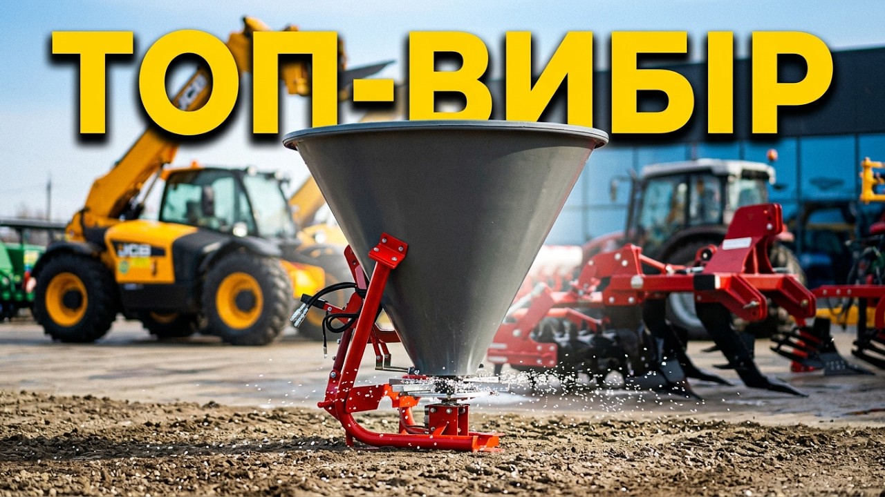 Розкидач мінеральних добрив РМД-0,5 на гідравліці