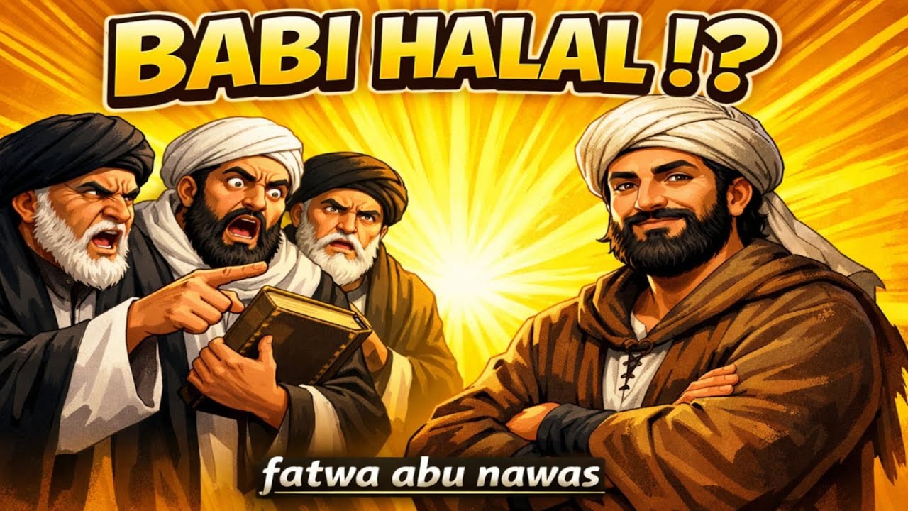 🔥 BABI HALAL !? – Fatwa Abu Nawas yang Mengguncang Ulama Baghdad, RAJA MURKA,ini kisahnya,,,