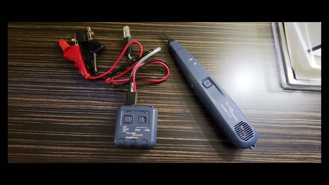 Как использовать комплект тональных сигналов и датчиков Fluke Networks Pro3000