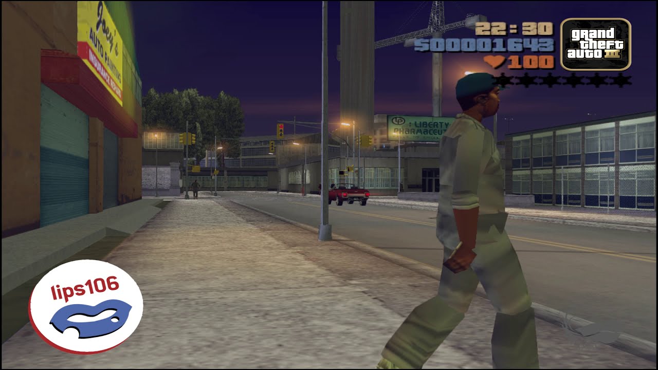 GTA III Game World Ambience and Music - Lips106
