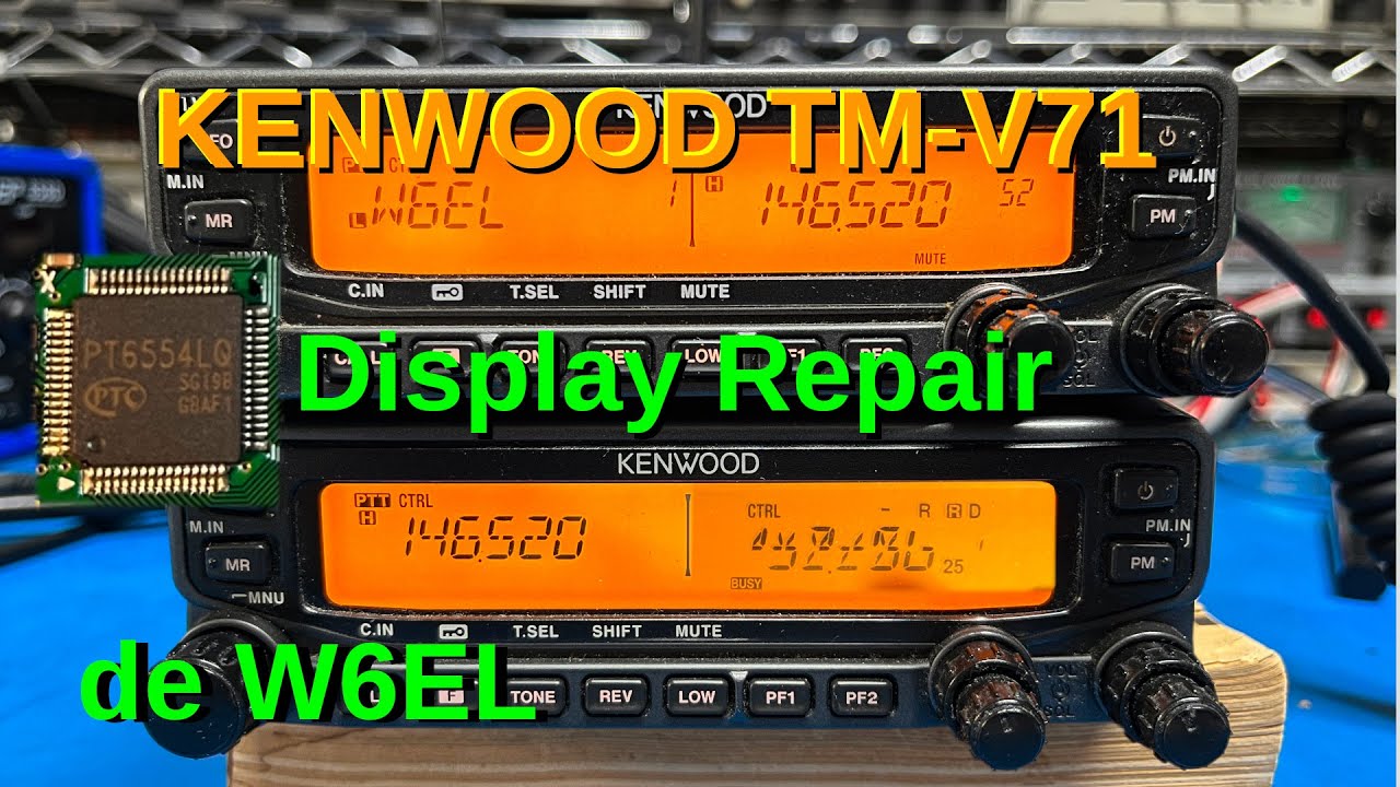 Kenwood TM-V71 Display Repair
