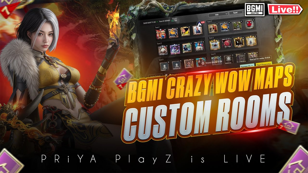 🔴 BGMI LIVE 🔥 Free Classic Rooms | Win Cash 💰 | Girl Gamer | Custom Match #bgmi #classic #rooms