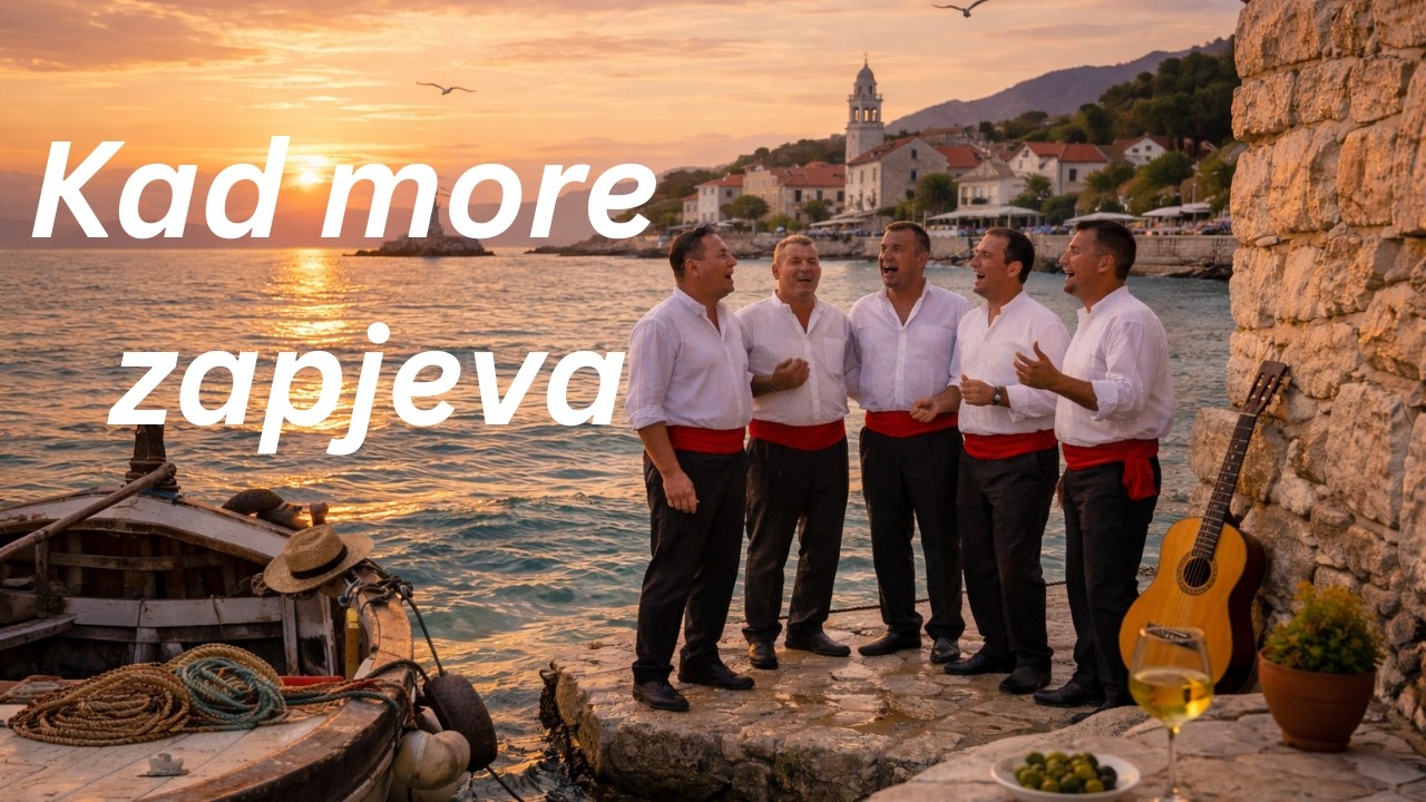 Kad more zapjeva – AI Klapa (Originalna Dalmatinska Pjesma)