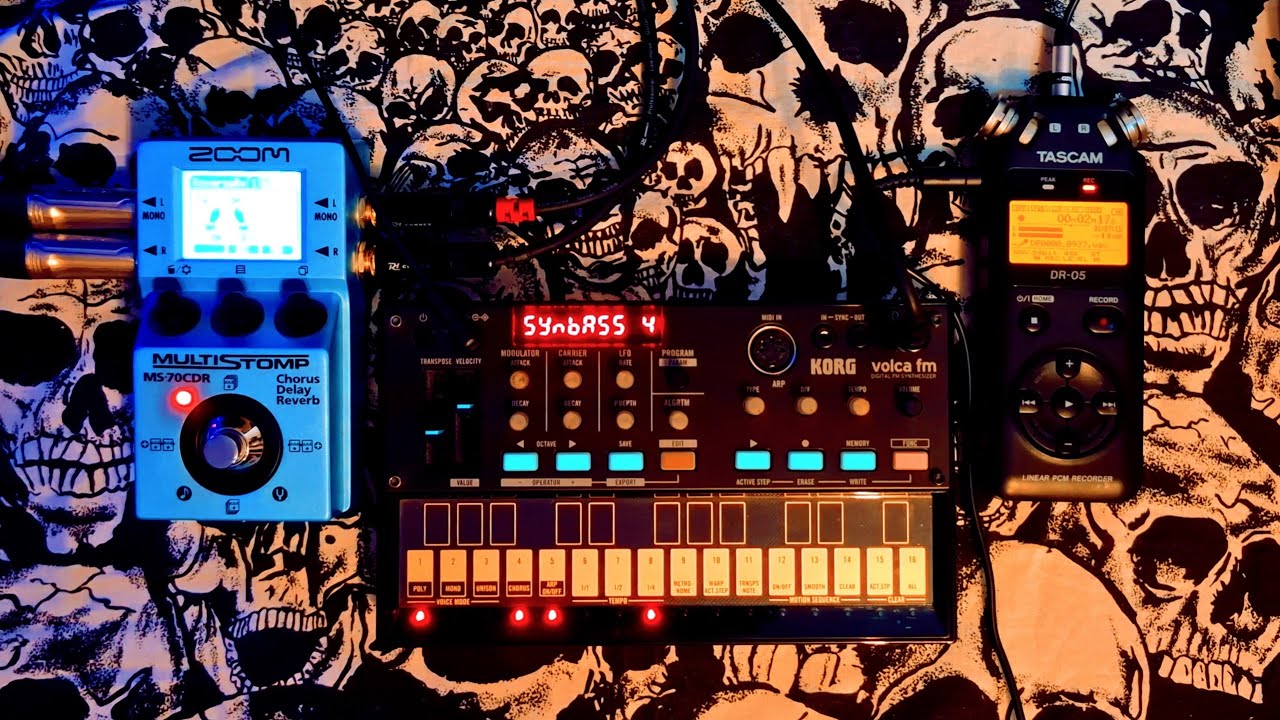 Korg Volca FM ambient session with ZOOM MS-70CDR | sci-fi | koniec śmierci