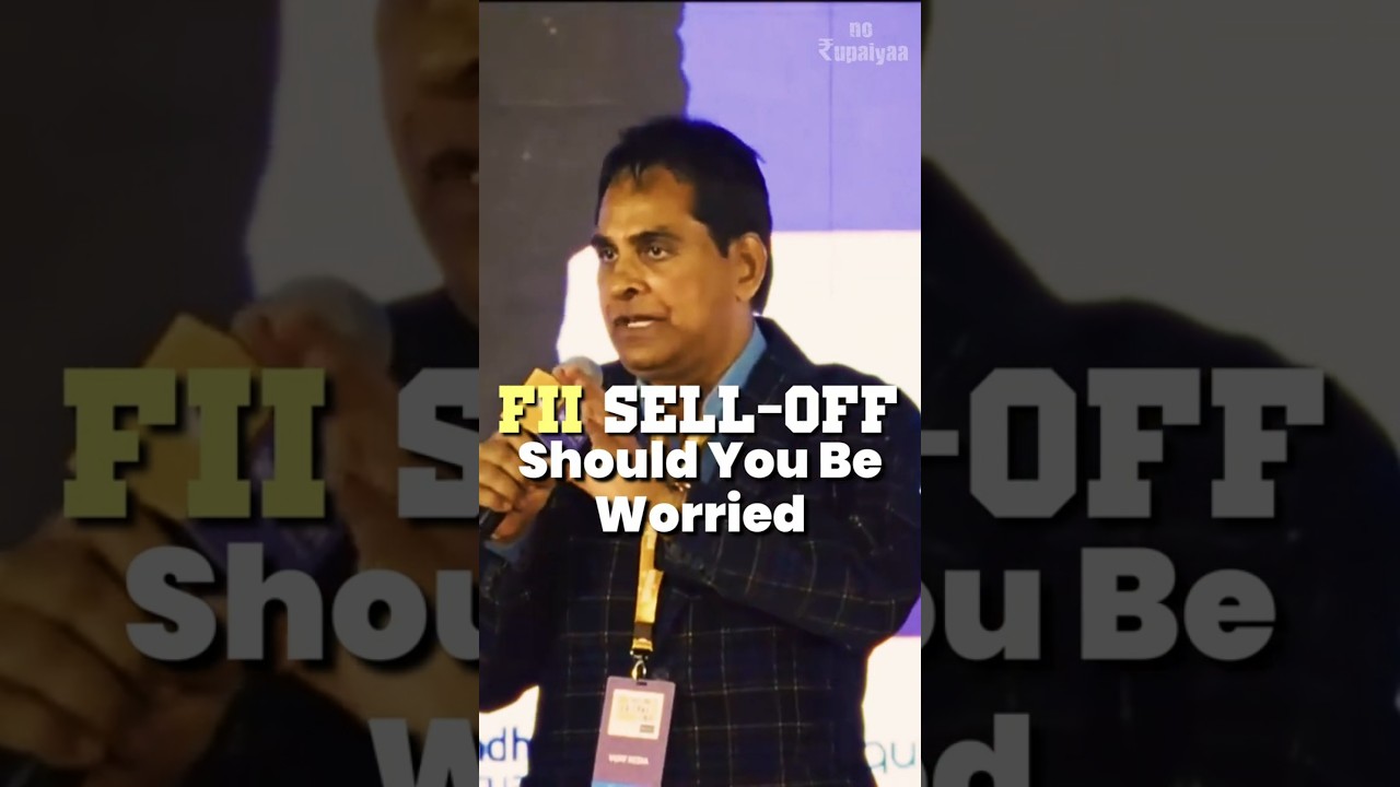 😨FII Sell-Off Explained (ft.Vijay Kedia) #nifty #stocks #investing #vijaykedia