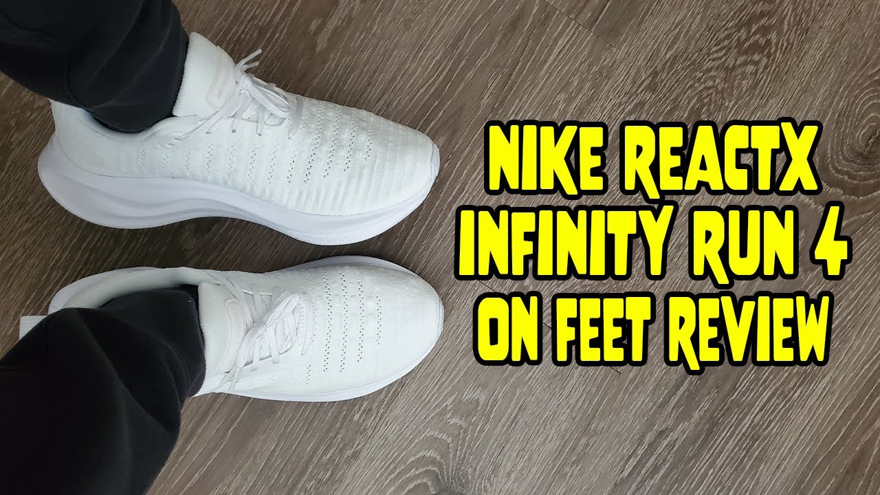 Nike ReactX Infinity Run 4 White On Feet Review (DR2665 103)
