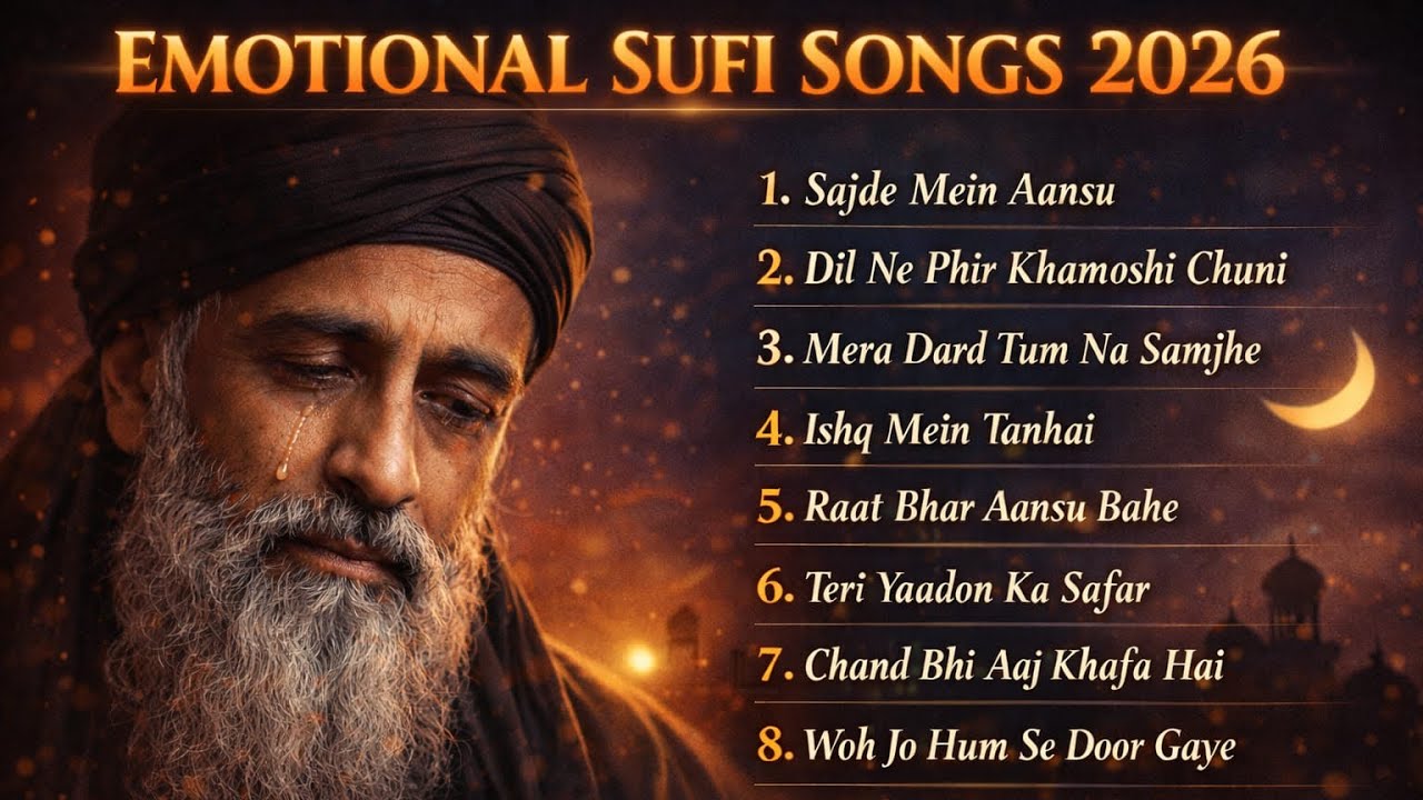 Non Stop Sufi Songs 💛 Heart Touching & Emotional Kalam | Soulful Islamic Sufi Music