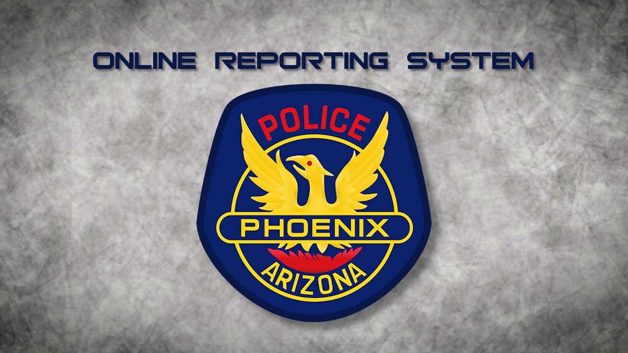 Online Police Reporting to the Phoenix Police Department