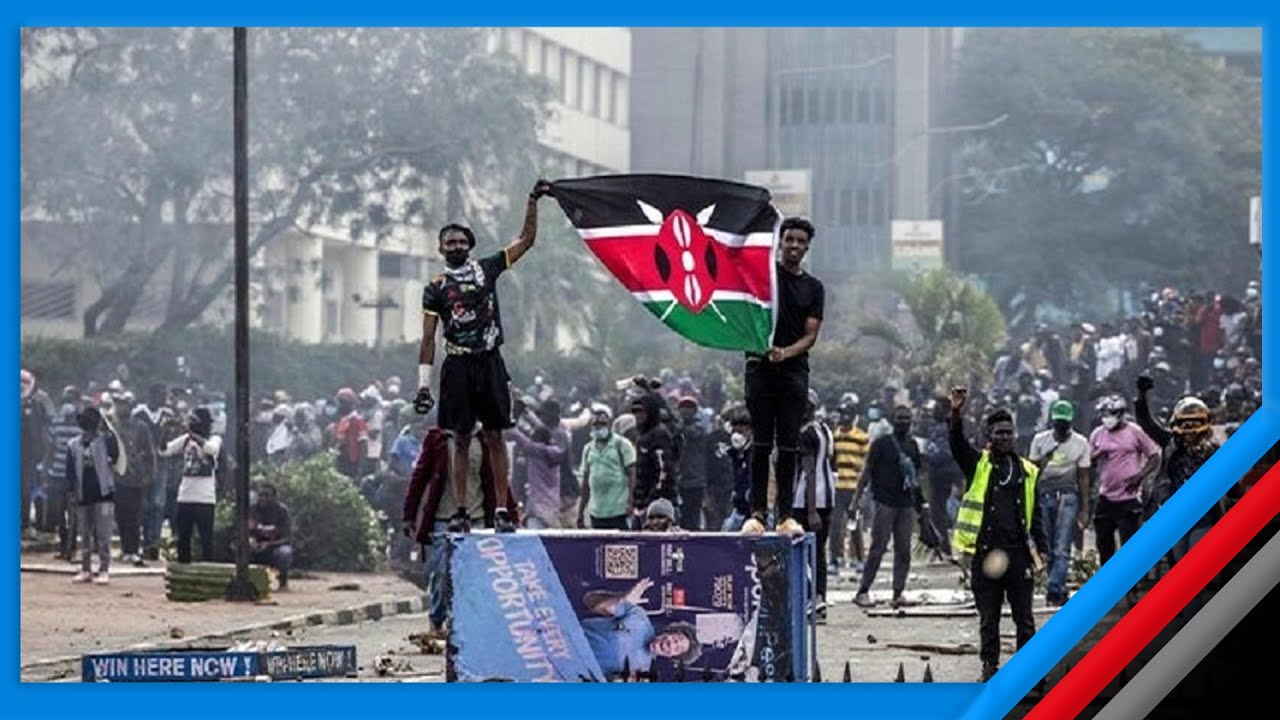 VIJANA WALIOWEKA HISTORIA KWENYE MAANDAMANO KENYA