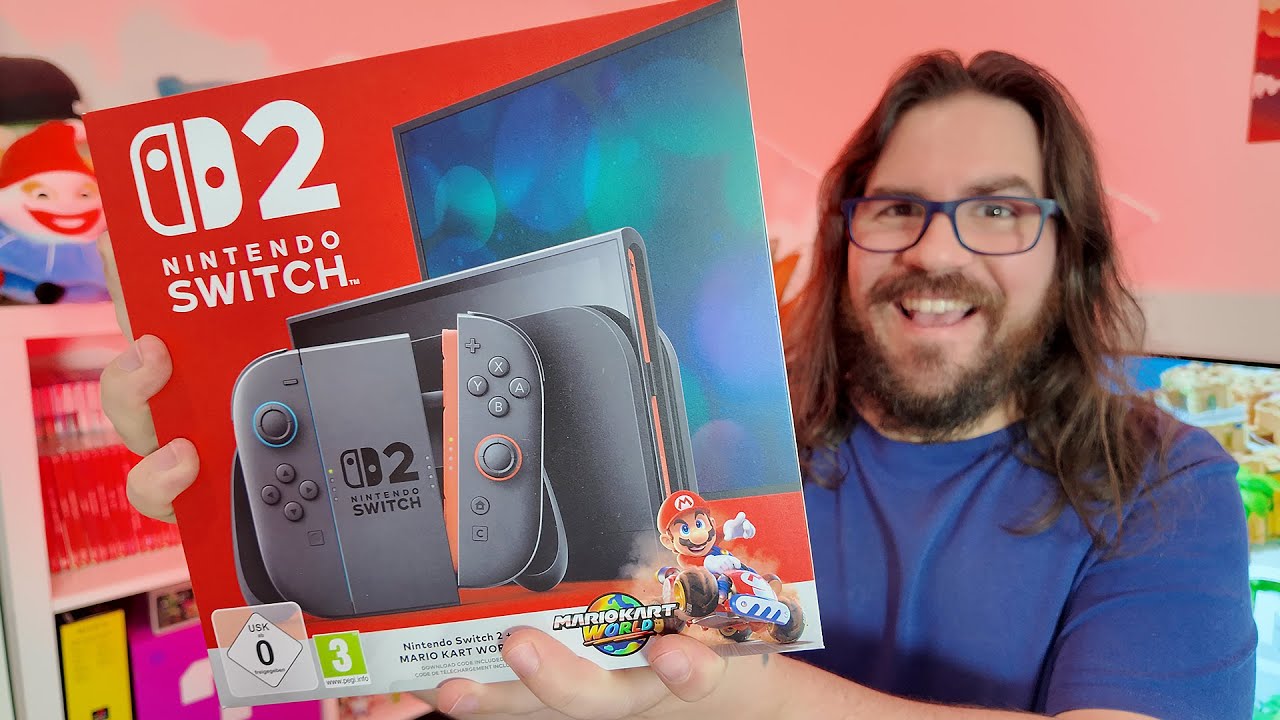 NINTENDO SWITCH 2 - O Unboxing Remediano