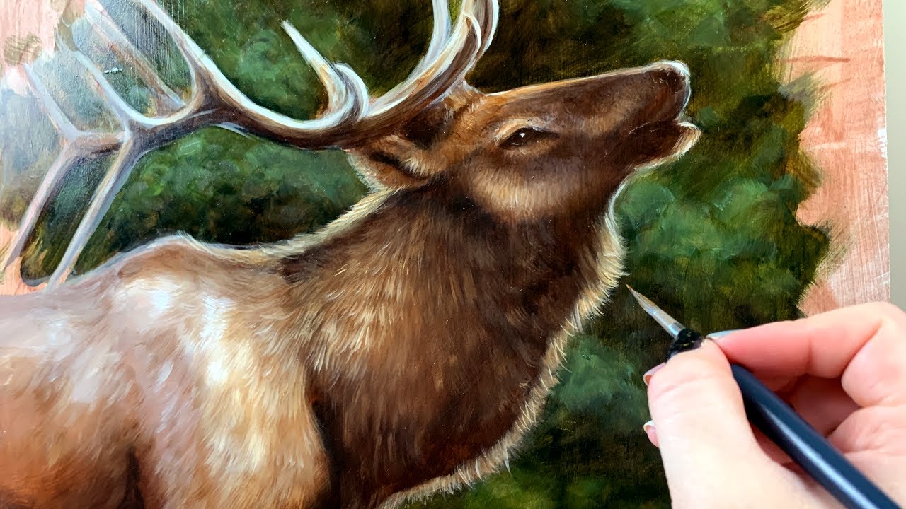 How To Paint A Realistic ELK