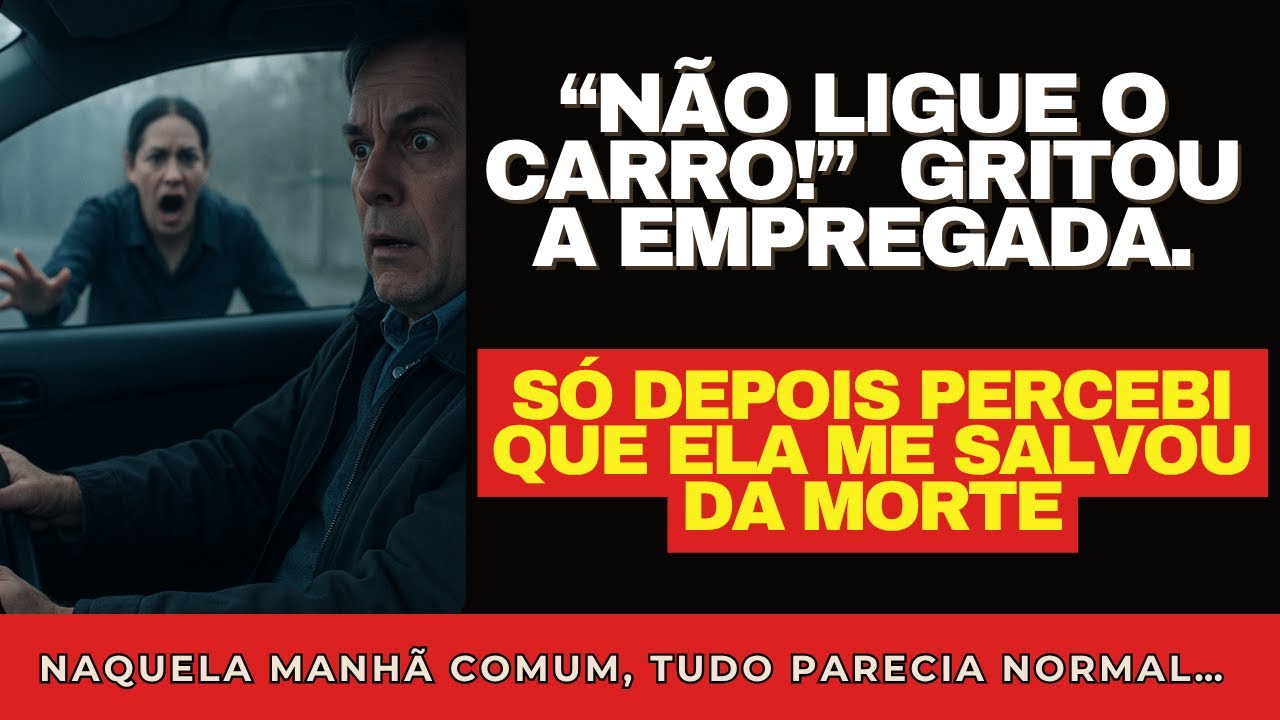 “Não ligue o carro!” — gritou a empregada. Só depois percebi que ela me salvou da morte