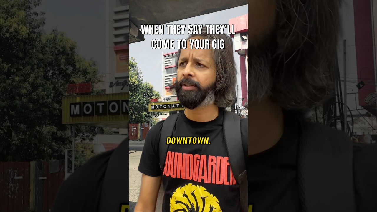 When they say they’ll come to your gig #funny #shorts