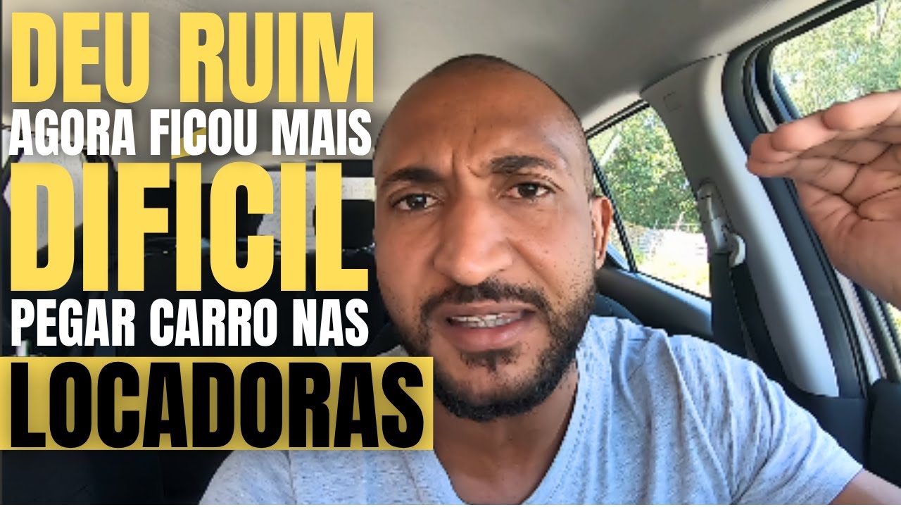 DEU RUIM! NÃO DÁ MAIS PRA ALUGAR CARRO PARA UBER/99 COM R$500,00