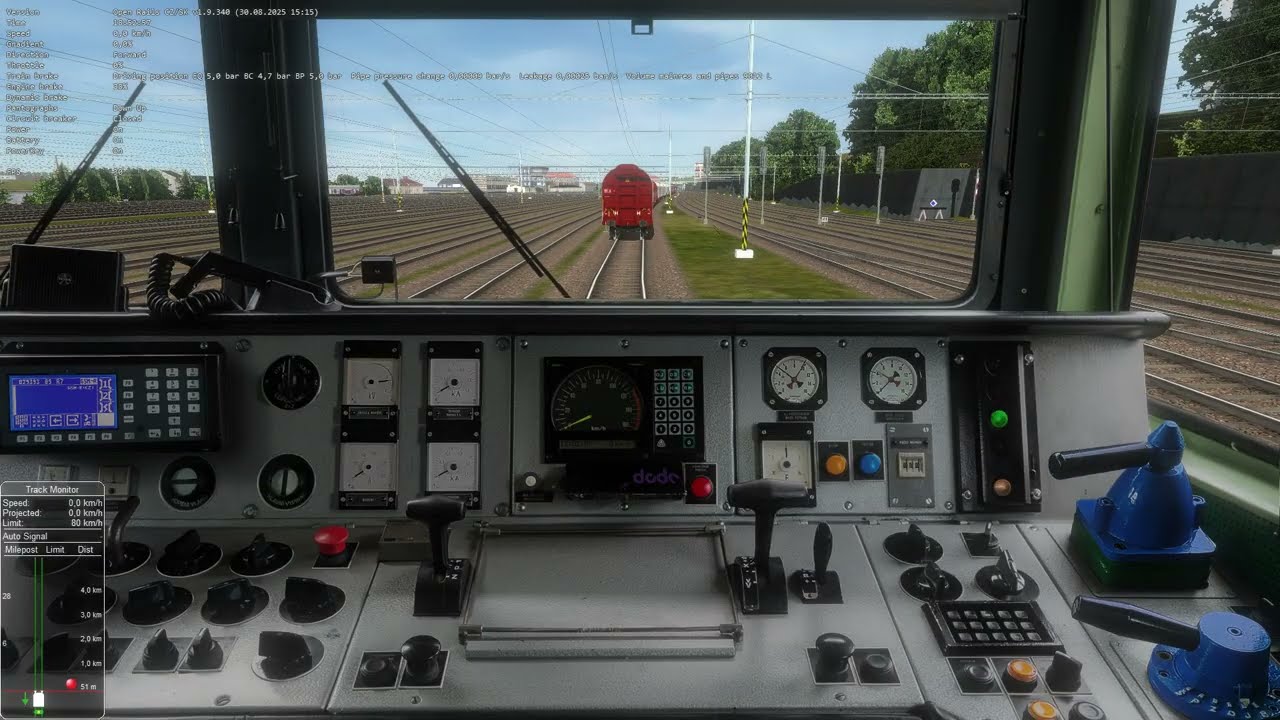 Open Rails CZ/SK Trat B-P-B activity zs_05_topirna_noc_BP103 Praha - Mstetice part 3