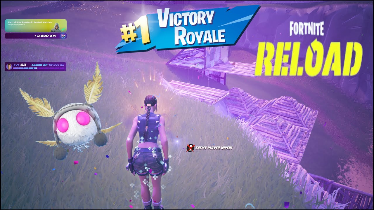 NEW Mothman Jr. + Lara Croft Fortnite Ranked Reload Gameplay 