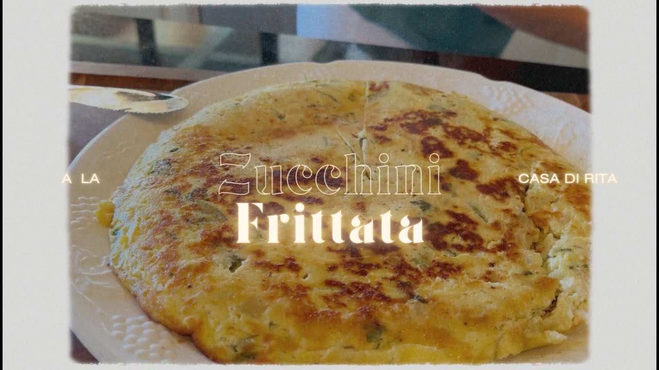 Zucchini 2 Ways: Frittata & Cream Sauce